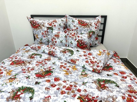Pościel Świąteczna - 160x200cm - 100% Bawełna