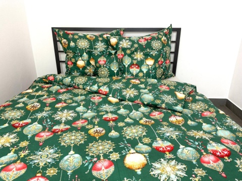 Pościel Świąteczna - 160x200cm - 100% Bawełna