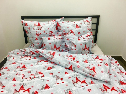 Pościel Świąteczna - 160x200cm - 100% Bawełna
