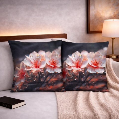 2x Poszewka 40x40cm welurowa dekoracyjna
