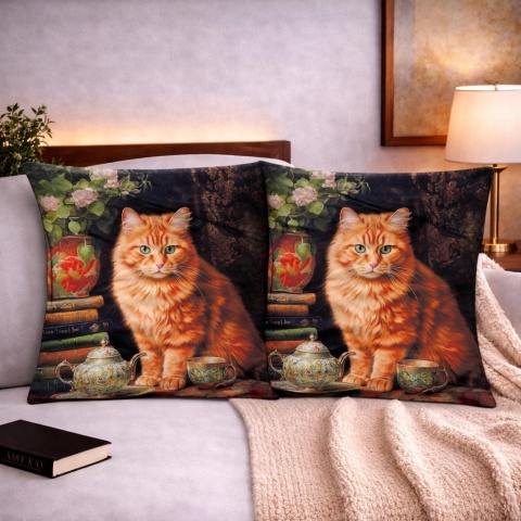 2x Poszewka 40x40cm welurowa dekoracyjna
