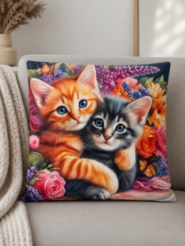 2x Poszewka 40x40cm welurowa dekoracyjna