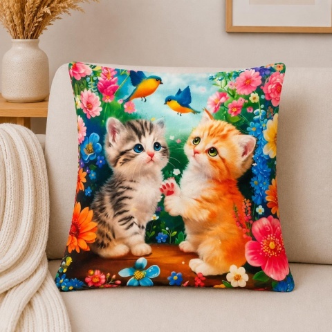 2x Poszewka 40x40cm welurowa dekoracyjna