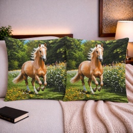 2x Poszewka 40x40cm welurowa dekoracyjna