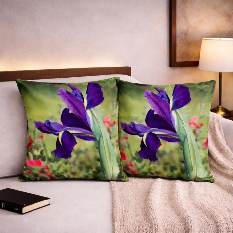 2x Poszewka 40x40cm welurowa dekoracyjna