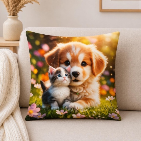2x Poszewka 40x40cm welurowa dekoracyjna