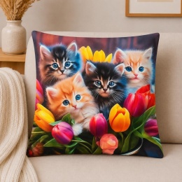 2x Poszewka 40x40cm welurowa dekoracyjna