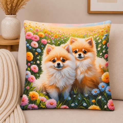 2x Poszewka 40x40cm welurowa dekoracyjna