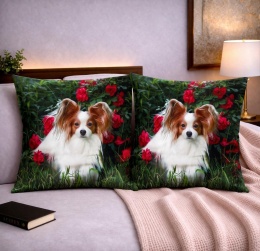 2x Poszewka 40x40cm welurowa dekoracyjna