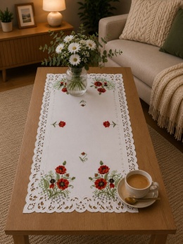 Bieżnik haftowany 60x120cm dekoracyjny