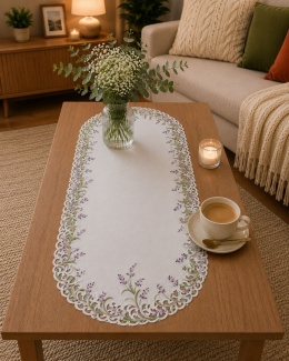 Bieżnik haftowany 60x120cm dekoracyjny